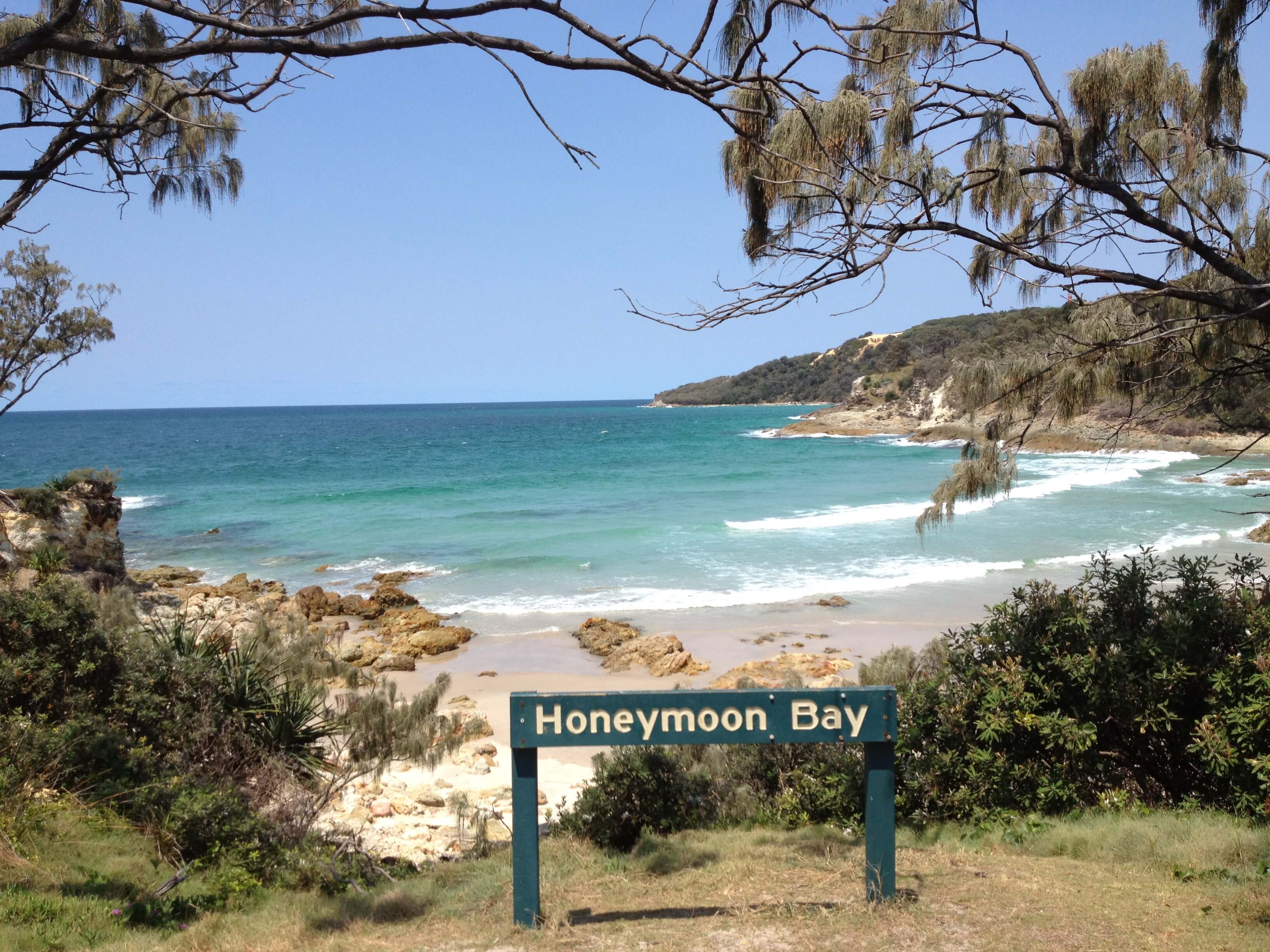 Honeymoon Bay Moreton Island North Point
